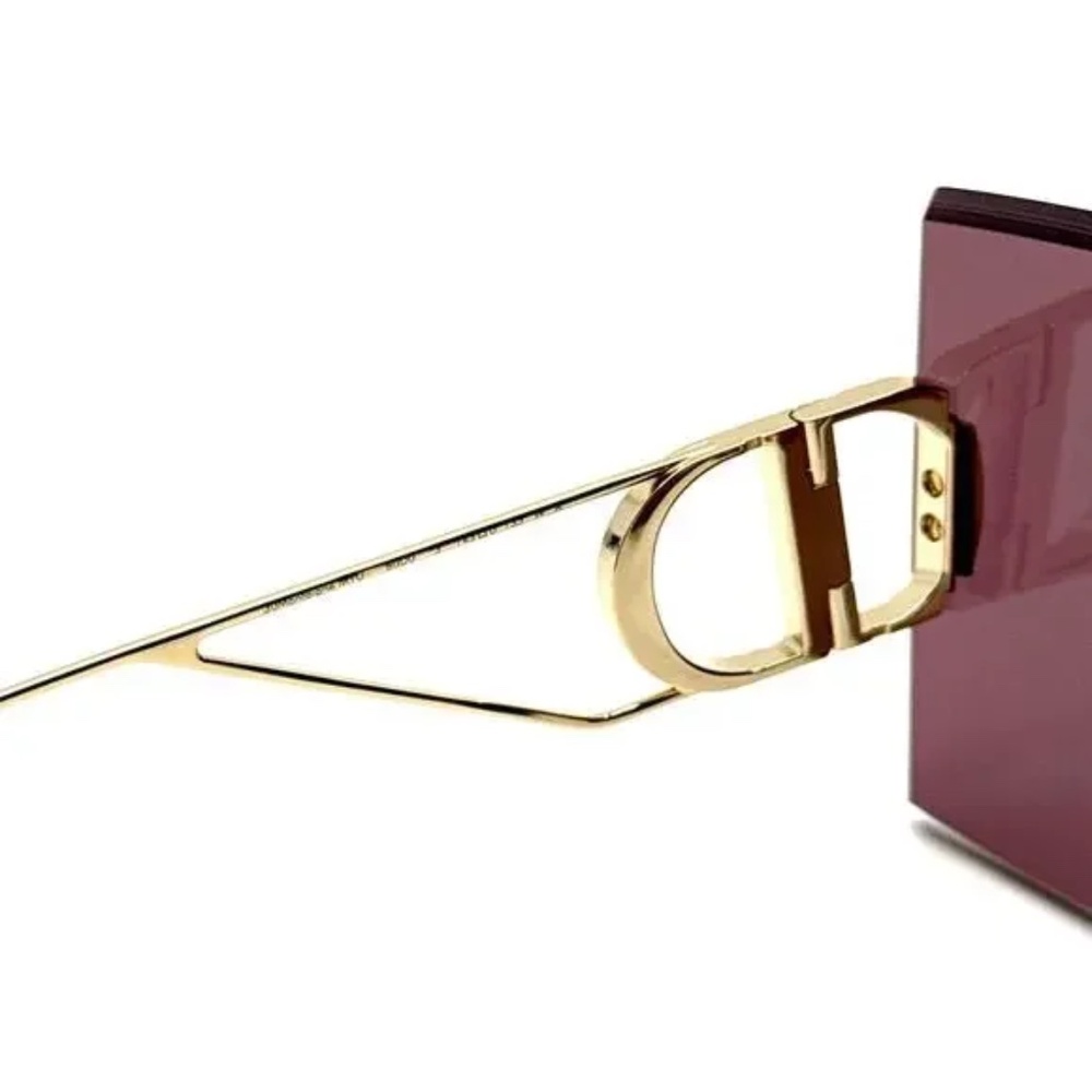 CHRISTIAN DIOR Burgundy Sunglasses 30Montaigne M1U B0D0 NWT - Picture 11 of 15